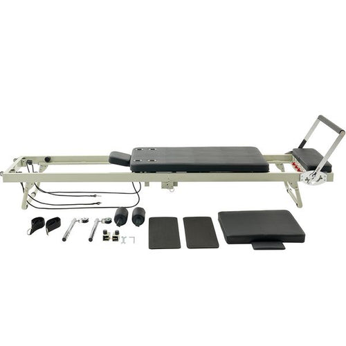Foldable Pilates Reformer folded