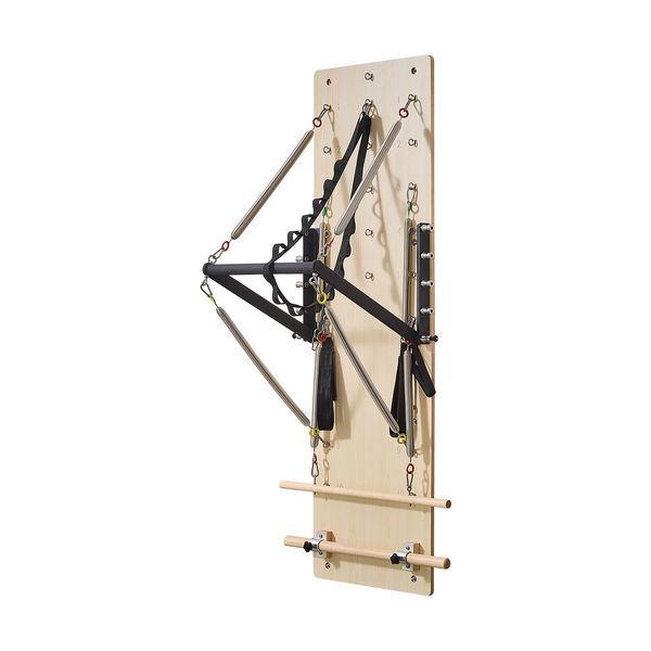 Wall-Mounted Pilates Reformer maple springboard